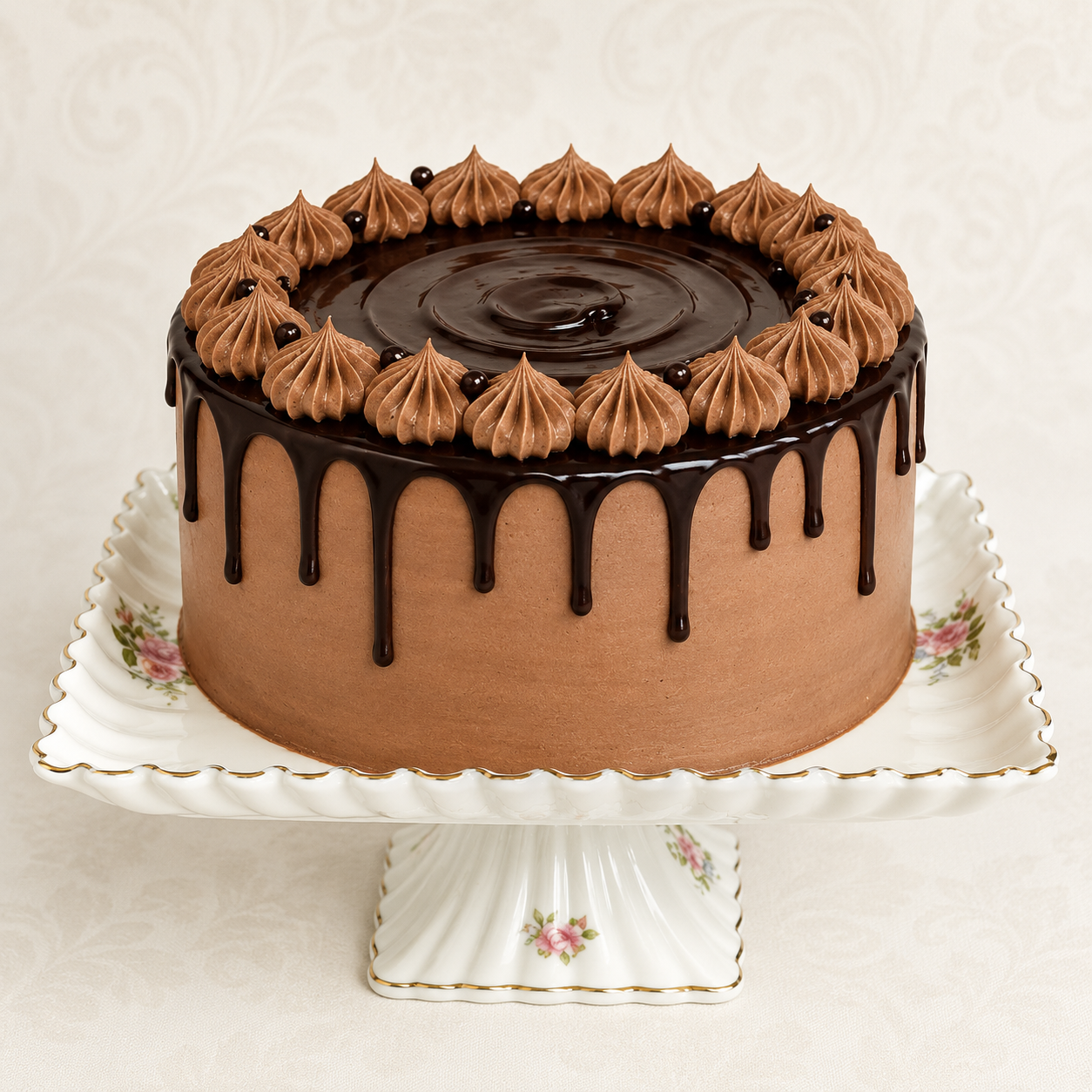 Milk Chocolate Truffle Cake