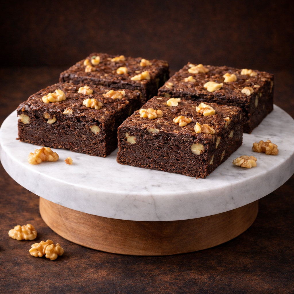 Classic Walnut Fudge Brownie
