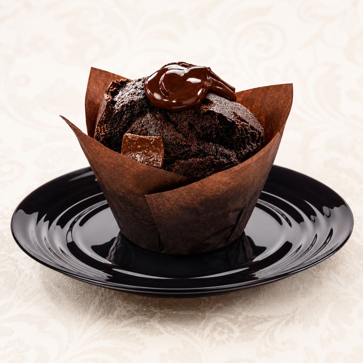 Double Chocolate Muffins — Molten Centre