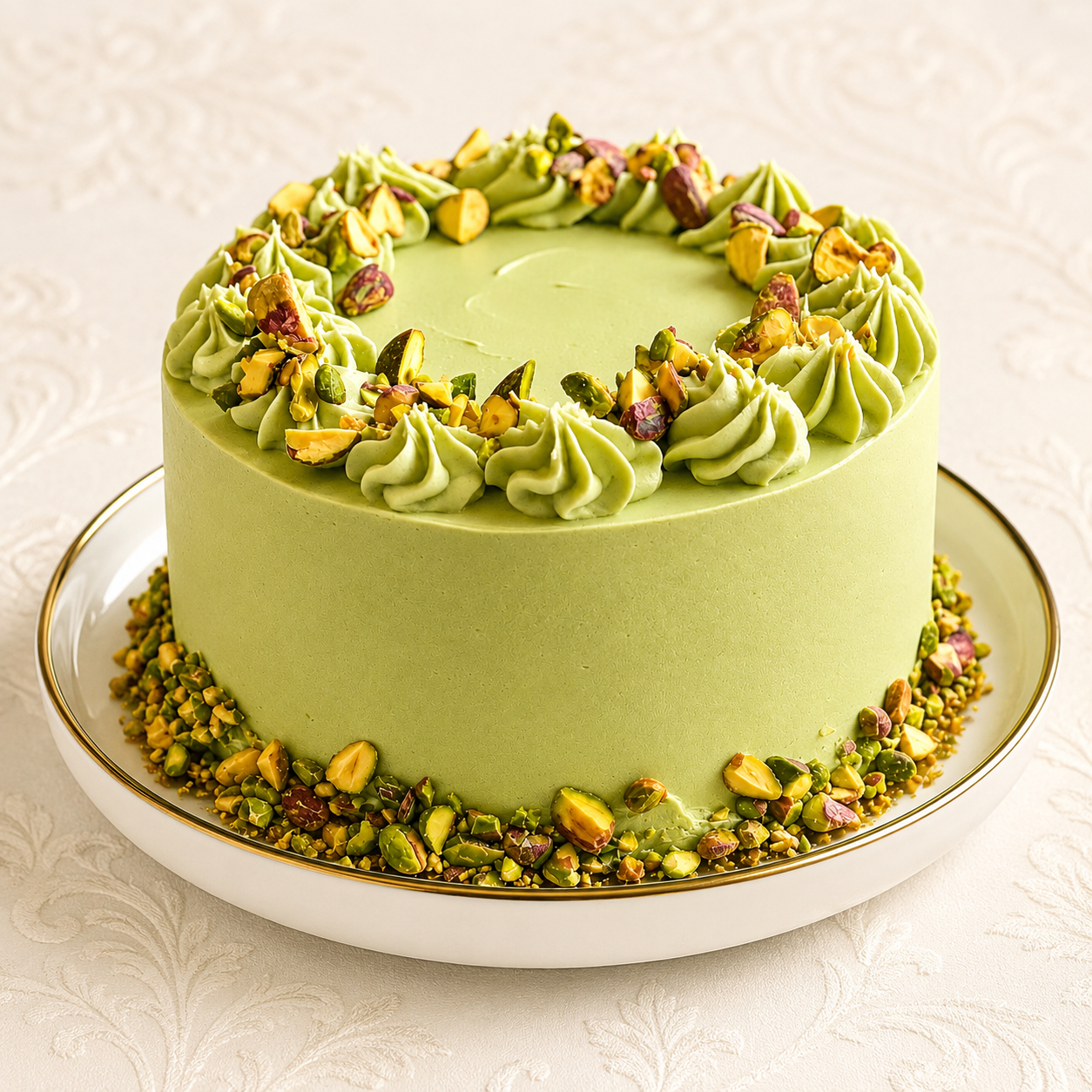 Pistachio Royale Layered Cake