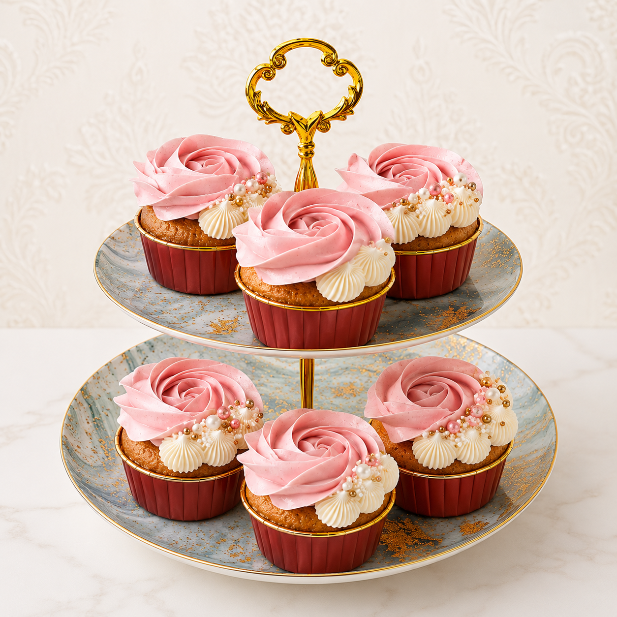 Designer Vanilla Cupcakes